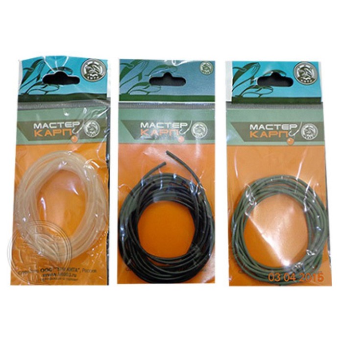 

Трубка силиконовая, d=0,8/1,5 мм, 1,5 м, цвет хаки