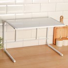 Полка металлическая для микроволновой печи, 56×38×35.5 см, белая - Фото 2