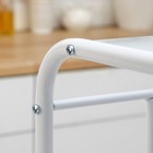 Полка металлическая для микроволновой печи, 56×38×35.5 см, белая - Фото 3