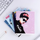 Тетрадь в клетку, 48 л., А5, на скрепке, блок №1 «Искусство» МИКС - Фото 2