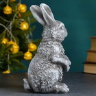 Копилка "Любопытный заяц" серый камень, 20см - Фото 2
