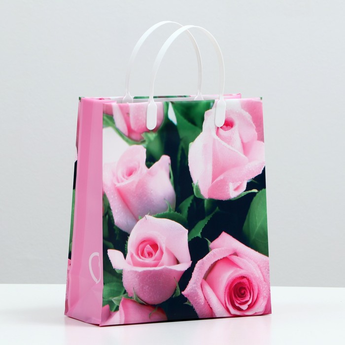 Пакет «Нежность», мягкий пластик, 26×23 см, 100 мкм - Фото 1