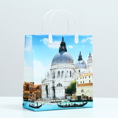 Пакет "Солнечная Венеция", мягкий пластик, 26 x 23 см, 110 мкм