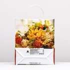 Пакет, "Цветы", мягкий пластик, 26 x 23 см, 110 мкм - Фото 2