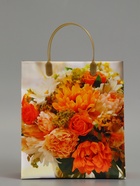 Пакет, «Цветы», мягкий пластик, 26×23 см, 110 мкм - Фото 2