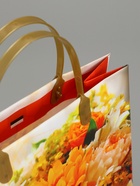 Пакет, «Цветы», мягкий пластик, 26×23 см, 110 мкм - Фото 5