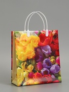 Пакет «Цветочная фантазия», мягкий пластик, 26×23 см, 110 мкм - Фото 1