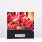 Пакет «Тюльпаны», мягкий пластик, 30×30 см, 120 мкм - Фото 2