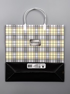Пакет «Серый в клетку», мягкий пластик, 29×30 см, 100 мкм - Фото 2
