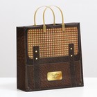 Пакет «Портфель», мягкий пластик, 30×30 см, 120 мкм - Фото 1