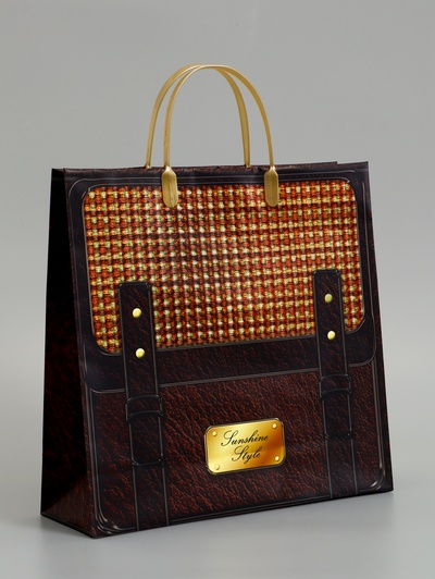 Пакет «Портфель», мягкий пластик, 30×30 см, 120 мкм