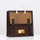 Пакет «Портфель», мягкий пластик, 30×30 см, 120 мкм - Фото 3