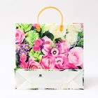 Пакет "Букет роз", мягкий пластик, 30 x 30 см, 100 мкм 9079545