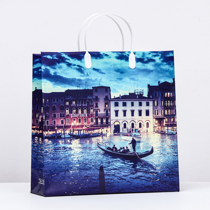 Пакет "Вечер в Венеции", мягкий пластик, 30 x 30 см, 100 мкм - Фото 1