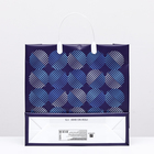 Пакет "Синие круги", мягкий пластик, 30 x 30 см, 100 мкм (комплект 10 шт) - фото 25524904