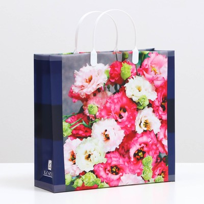 Пакет "Flowers", мягкий пластик, 30 x 30 см, 120 мкм