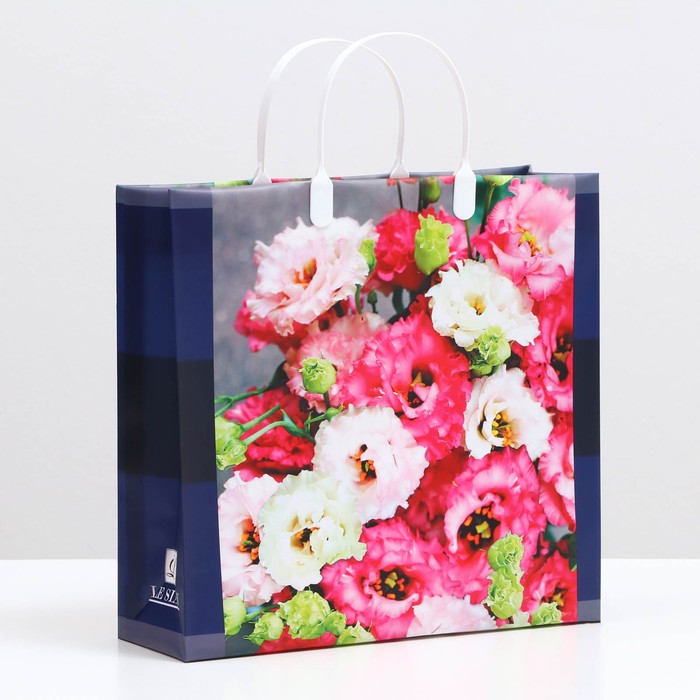 Пакет "Flowers", мягкий пластик, 30 x 30 см, 120 мкм - Фото 1