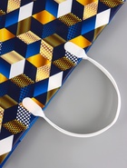 Пакет «Геометрия на синем», мягкий пластик, 29×30 см, 100 мкм - Фото 3