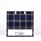 Пакет «Синяя клетка», мягкий пластик, 29×30 см, 100 мкм - Фото 3