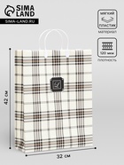 Пакет «Глория», мягкий пластик, 42×32 см, 120 мкм - Фото 1