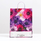 Пакет «Экзотические цветы», мягкий пластик, 42×32 см, 120 мкм - Фото 3