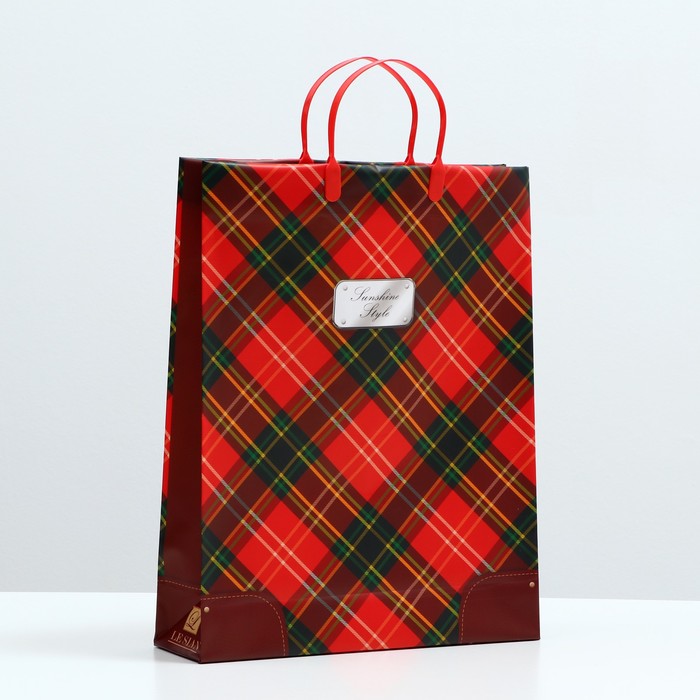 Пакет «Шотландия», мягкий пластик, 40×32 см, 120 мкм - Фото 1