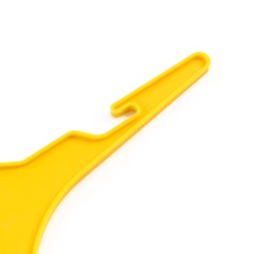 

Вешалка для одежды, 19 х 14 х 0,4 см, желтая