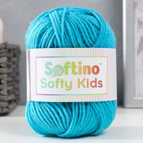 Пряжа 100% акрил "Softy Kids" 90м ±5м 50 гр цвет 17 тёмно-голубой 5443652