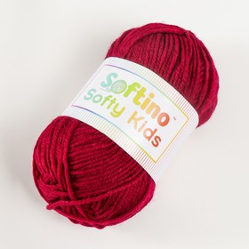 Пряжа 100% акрил "Softy Kids" 90м ±5м 50 гр цвет 35 винный 5443653 (комплект 2 шт)