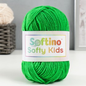 Пряжа 100% акрил "Softy Kids" 90м ±5м 50 гр цвет 46 нефрит 7661495