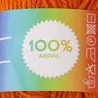 Пряжа 100% акрил "Softy Kids" 90м ±5м 50 гр цвет 56 апельсин 7661500 - фото 1573975