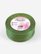 Лента парчовая, 40 мм, 23±1 м, зелёная №032 - Фото 4