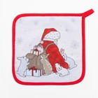 Набор кухонный Доляна From Santa: подставка, прихватка - Фото 2