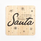 Набор кухонный Доляна From Santa: подставка, прихватка - Фото 4