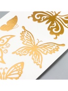 Переводные тату на тело флеш «Золотые бабочки», 5.6?15 см (комплект 3 шт) - фото 43726193 Переводные тату на тело флеш «Золотые бабочки», 5.6?15 см (комплект 3 шт) - фото 43726193