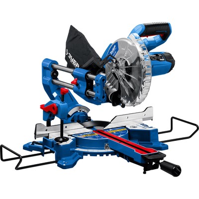 Пила торцовочная с протяжкой ЗУБР ППТ-216-П, 220 В, 1800 Вт, d=216×30 мм, 90°/45°=70/40 мм