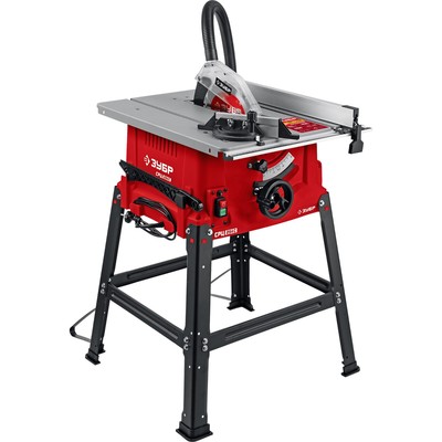Станок распиловочный ЗУБР СРЦ-254с, 220 В, 1900 Вт, d=254×30, 24 зуба, станина