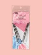 Спицы для вязания, чулочные, гибкие, d=4.5 мм, 21 см, 3 шт. - Фото 5