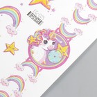 Татуировка на тело цветная в виде часов "Единороги" блёстки 12х7,5 см, МИКС (комплект 3 шт) - фото 21655503