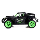 Машина радиоуправляемая «Багги», 1:16, 4WD, 25 км/ч, работает от аккумулятора, цвет зелёный - фото 24424541