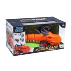 Дракон радиоуправляемый, работает от батареек, цвет оранжевый - фото 24424553