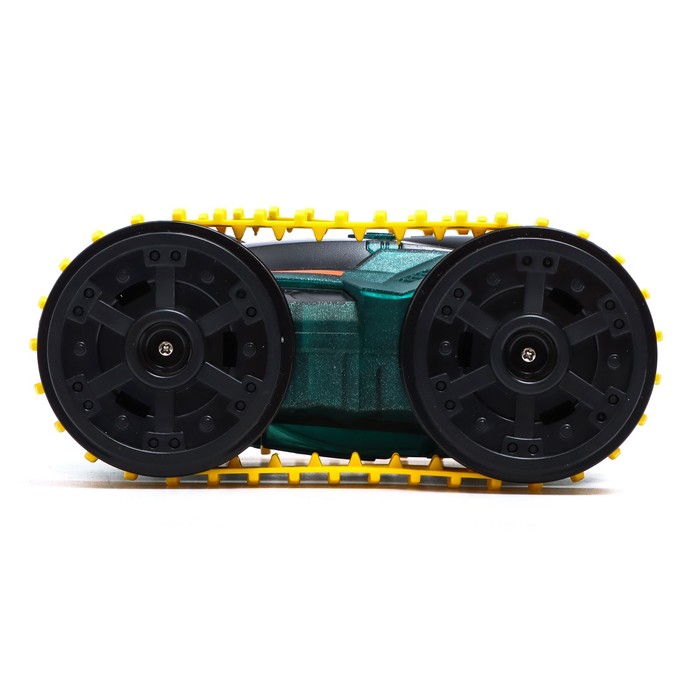 Перевёртыш радиоуправляемый STUNT, сменные колеса, работает от аккумулятора, цвет зелёный 55032