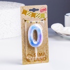 Свеча в торт на шпажке «Звездопад», цифра 0, 5.5 см - Фото 3