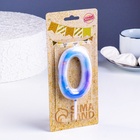 Свеча в торт на шпажке «Звездопад», цифра 0, 9 см, ГИГАНТ - Фото 3