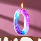 Свеча в торт на шпажке «Галактика», цифра 0, 9 см, ГИГАНТ - Фото 2