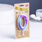 Свеча в торт на шпажке «Галактика», цифра 0, 9 см, ГИГАНТ - Фото 3