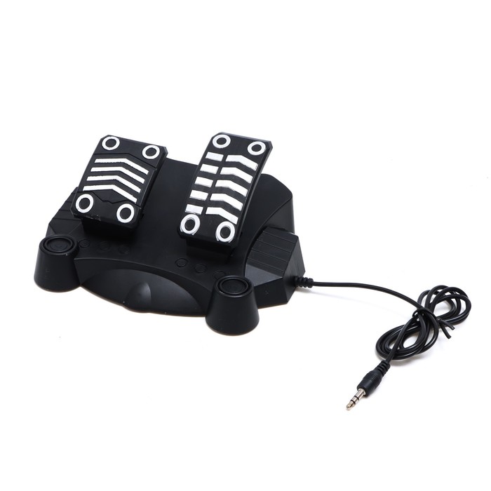 Машина радиоуправляемая «Купе», в комплекте педали и руль, работает от батареек, цвет красный 55039