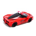 Машина «Полиция», свет и звук, работает от батареек, цвет красный - фото 26897915