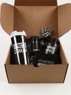 Гифтбокс «Ничего»: чай чёрный 50 г, драже 80 г, молочный шоколад 20 г, термостакан 350 мл., леденец 15 г - Фото 4