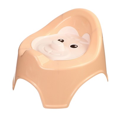 Горшок детский «Мишка», с крышкой, МИКС